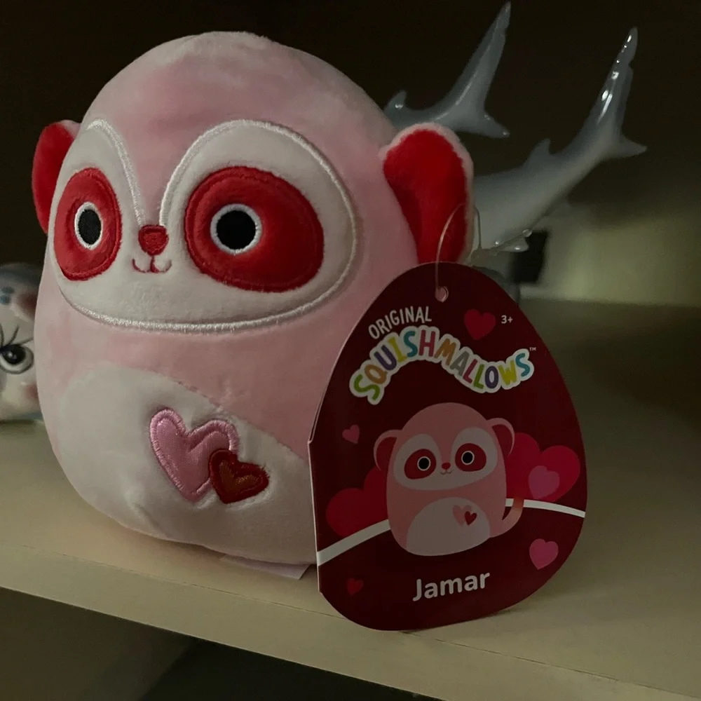 *NWT* Squishmallow 5”  Jamar the Lemur Valentines 2023 Edition - Picture 5 of 5